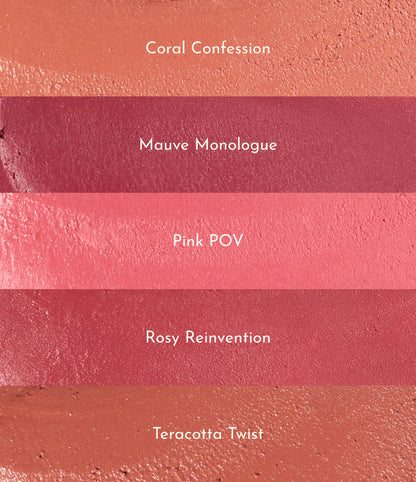 Eyeshadow + Blush + Liquid Lipstick + Lip Glaze