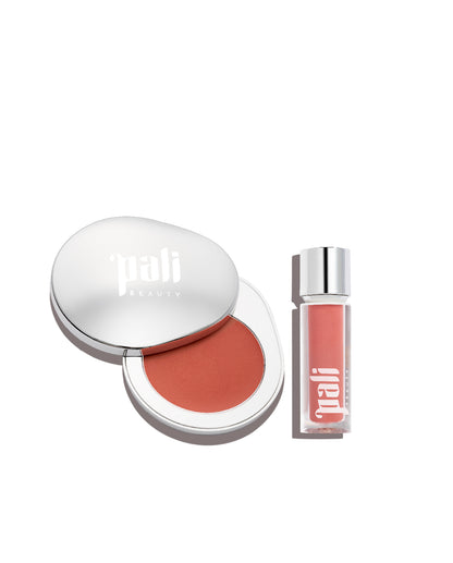 Blush + Liquid Lipstick