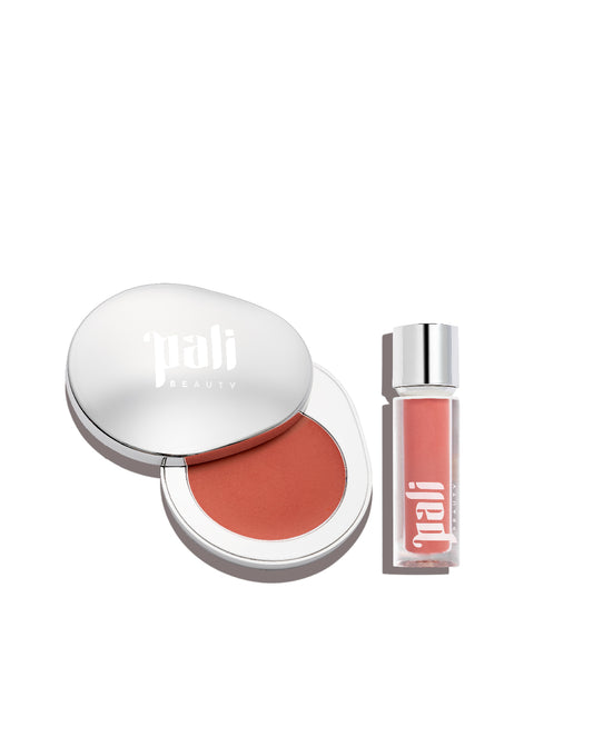 Blush + Liquid Lipstick